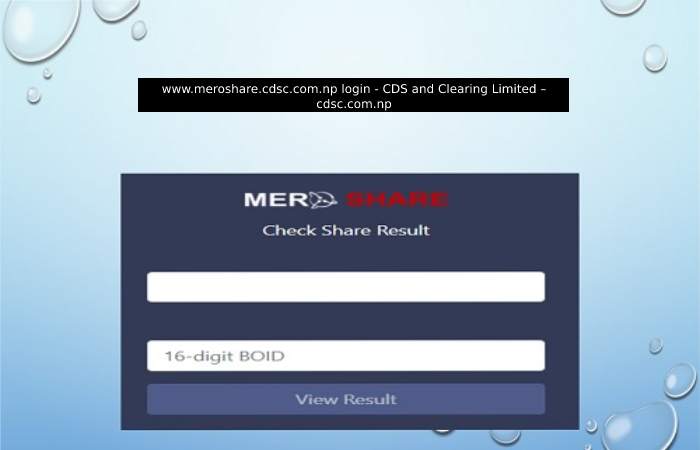 How to Mero Share Login – www.meroshare.cdsc.com.np login (2)