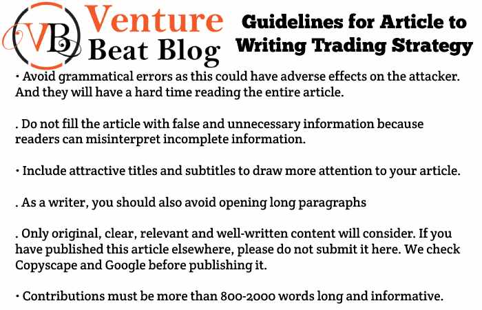 Guidelines for Article to Writing Trading Strategy