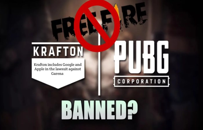 Krafton includes Google and Apple in the lawsuit against Garena