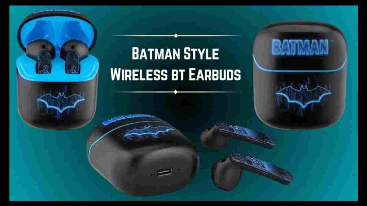 TheSpark Shop Batman Style Wireless Bluetooth Earbuds
