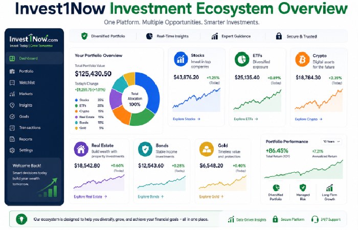invest1now.com best investments ecosystem overview